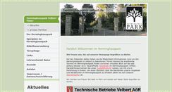 Desktop Screenshot of herminghauspark-velbert.de
