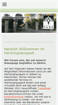 Mobile Screenshot of herminghauspark-velbert.de
